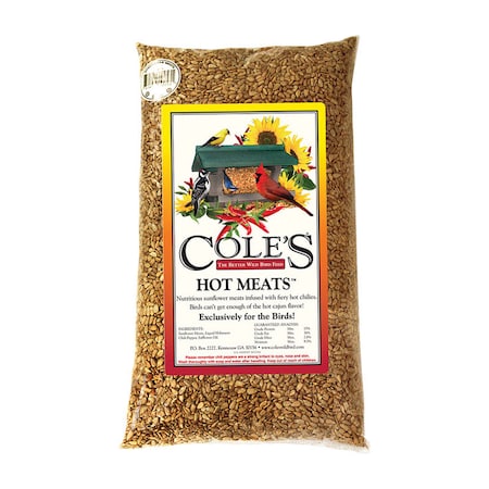 Coles Cole's Hot Meats Assorted Species Sunflower Meats Wild Bird Food 20 lb HM20